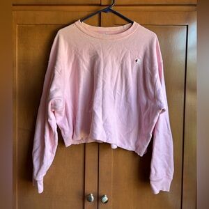 Bubble Gum Pink Champion Crewneck